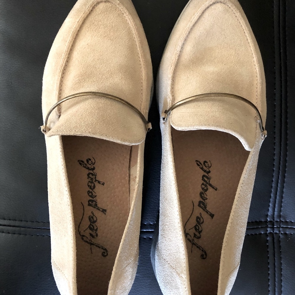 FREE PEOPLE — LIAM LOAFER SAND COLOR, SIZE 7 - Picture 2 of 16